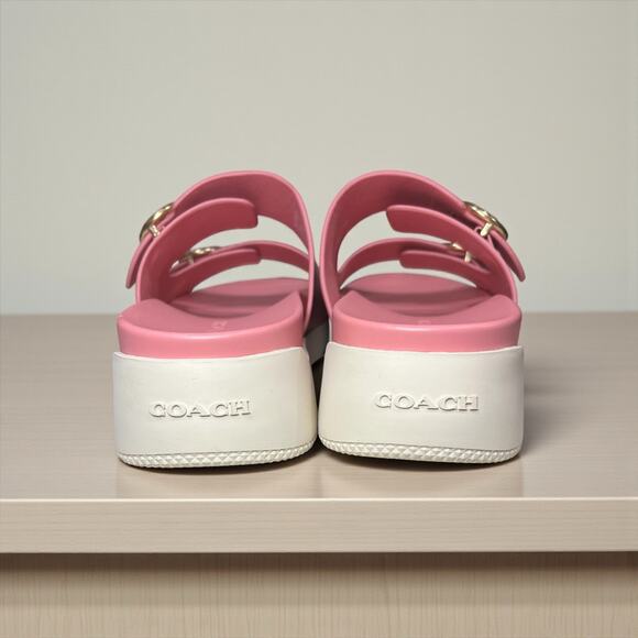 Coach G5136 Gable Leather Sandal Size 9B - Picture 4 of 11